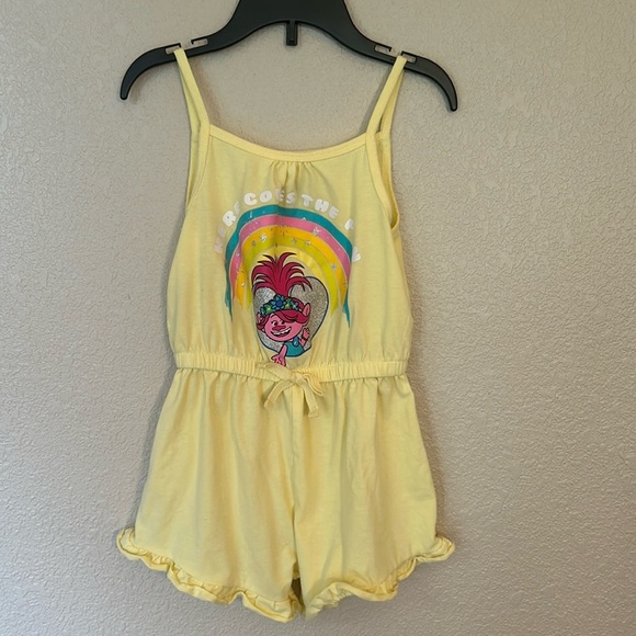 Girls Trolls romper size 6 - Picture 1 of 4